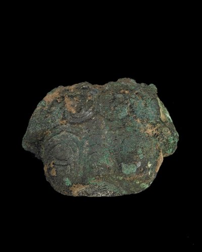 Ornament: grotesk dierenmasker door Western Zhou Dynasty Chinese School