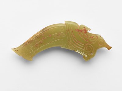 Hanger in de vorm van een vogel, c.1050-c.950 v.Chr. door Western Zhou Dynasty Chinese School