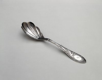 Suikerlepel, ca. 1875 door Whiting Manufacturing Company