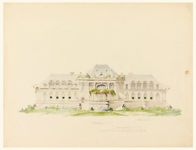 Clubhuis en Golfclub, Newport, Rhode Island door Whitney Warren Jr.