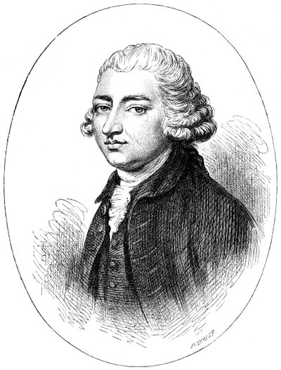 Edmund Burke, Anglo-Ierse staatsman, auteur, redenaar, politiek theoreticus en filosoof, ca. 1880 door Whymper