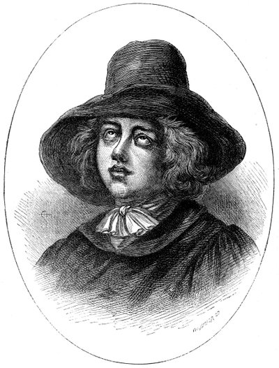 George Fox, Oprichter van de Quakers, 17e eeuw ca. 1880 door Whymper