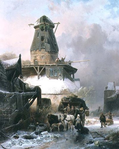 De Oude Molen door Wijnand Joseph Nuyen