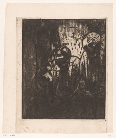 Catacombe, Palermo door Wijnand Otto Jan Nieuwenkamp (signed by artist)