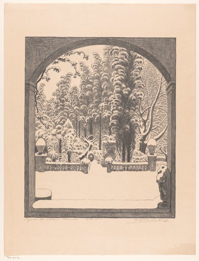 Riposo dei Vescovi: Florence door Wijnand Otto Jan Nieuwenkamp (signed by artist)