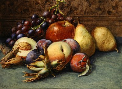 Stilleven van fruit door Wilberforce Haddon