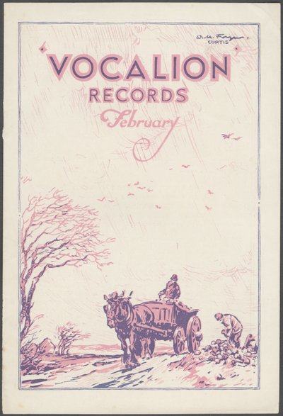 Vocalion Records Bulletin door Wilfred Fryer, Curtis Advertising Agency