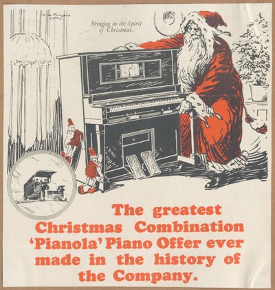 Aeolian Company Pianolas, 1920s door Wilfred Fryer