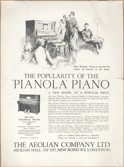 Aeolian Company Pianola
