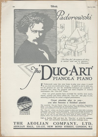 Aeolian Company Pianola