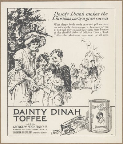 Dainty Dinah Toffee, ca. 1920s door Wilfred Fryer