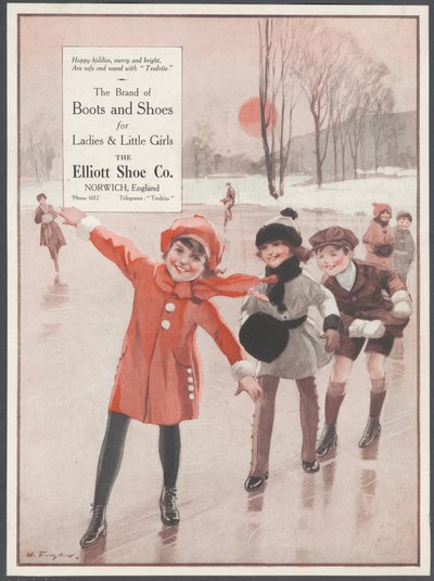 Elliott Schoenenbedrijf, ca. 1920s door Wilfred Fryer