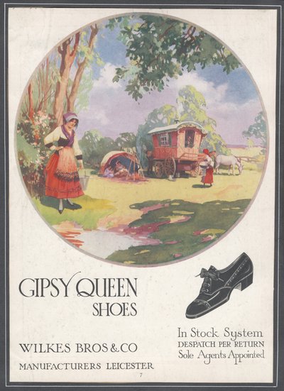 Gipsy Queen Schoenen, ca. 1920s door Wilfred Fryer