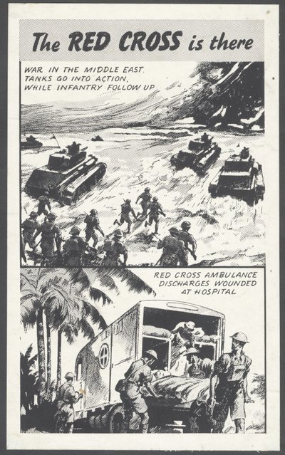 Het Rode Kruis oorlogsadvertentie, 1940s door Wilfred Fryer