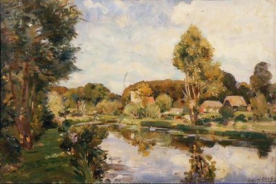 De Avon bij Great Dunford door Wilfred Gabriel de Glehn