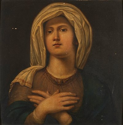 Portret van een Sibylle door Wilhelm (attr.to) Schadow