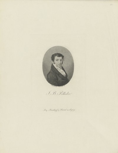 Portret van de violist en componist Giovanni Battista Polledro 1781-1853, ca. 1810 door Wilhelm Arndt