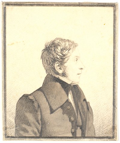 Portret van staatsraad Michael Raffenberg door Wilhelm Bendz