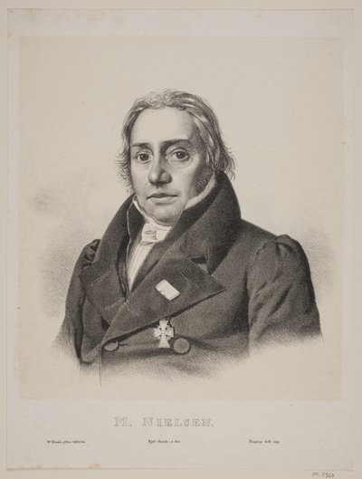 Rector Michael Nielsen door Wilhelm Bendz