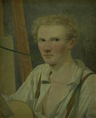Zelfportret door Wilhelm Bendz