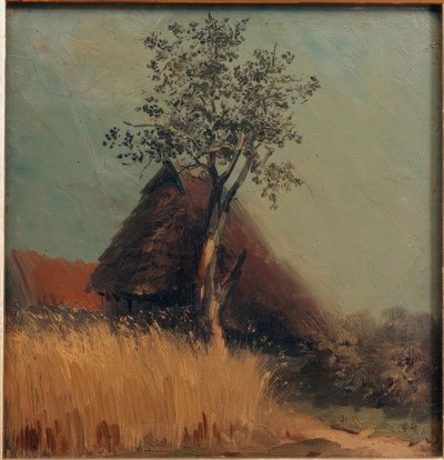 Hut in het korenveld door Wilhelm Busch
