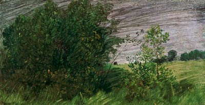 Landschap door Wilhelm Busch