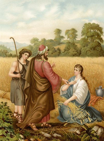 Ruth op het veld van Boaz door Wilhelm Ebbinghaus