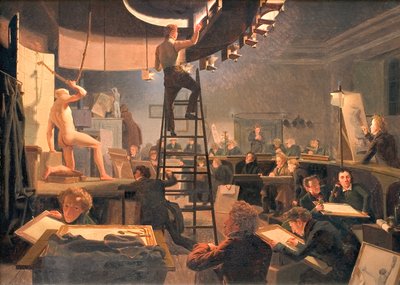 De Levensklas aan de Koninklijke Academie voor Schone Kunsten door Wilhelm Ferdinand Bendz
