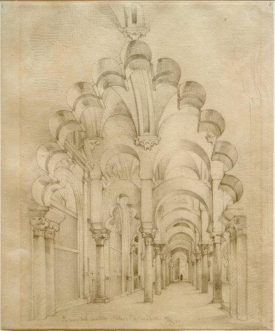 Mezquita van Córdoba door Wilhelm Gail