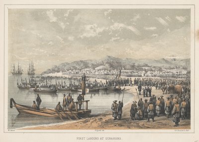Eerste Landing bij Gorahama door Wilhelm Joseph Heine