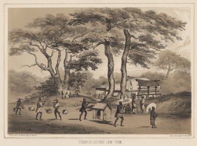 Tshan-Di-Coo-Sah, Lew Chew, 1855 door Wilhelm Joseph Heine