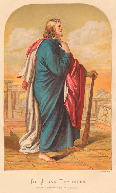 St. Judas Thaddeus door Wilhelm Kandler