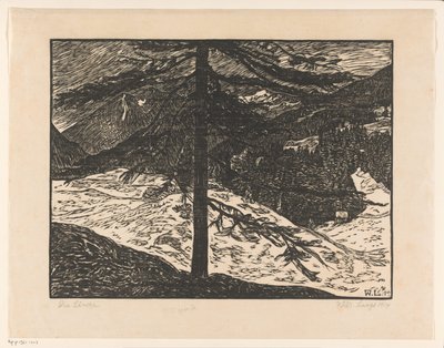 De Lariks door Wilhelm Laage (signed by artist)