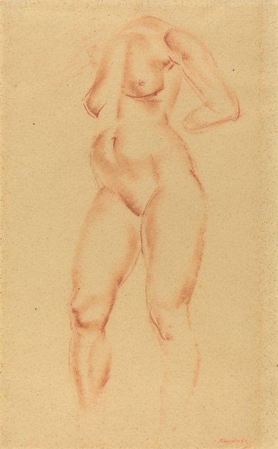 Naakt door Wilhelm Lehmbruck