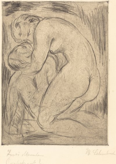 De dode man door Wilhelm Lehmbruck