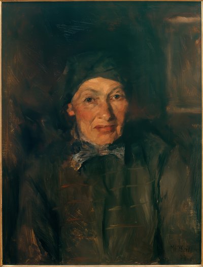De vrouw van de burgemeester in Kutterling door Wilhelm Maria Hubertus Leibl