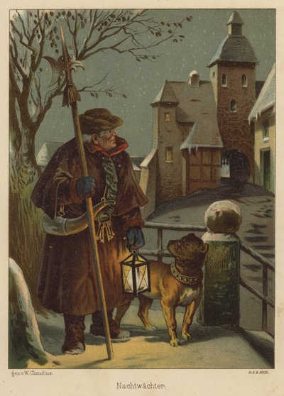 Nachtwaker door Wilhelm Ludwig Heinrich Claudius