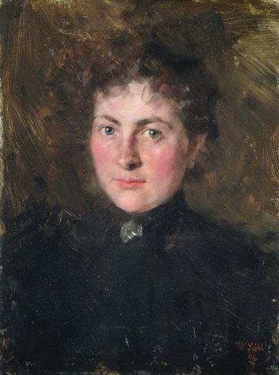 Felicia Kirchdorffer, de nicht van de kunstenaar, 1896 door Wilhelm Maria Hubertus Leibl