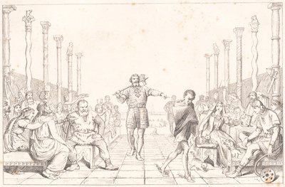 Het feest van Ægir door Wilhelm Marstrand