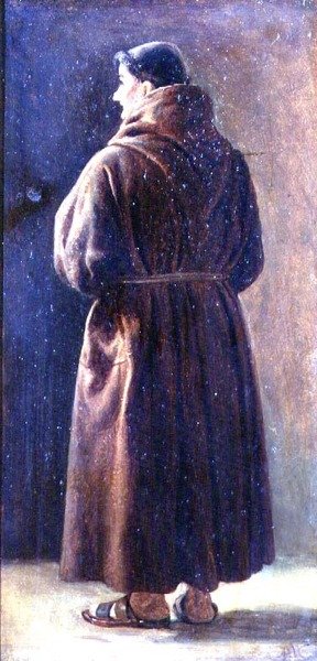 Een Monnik, Rome door Wilhelm Marstrand