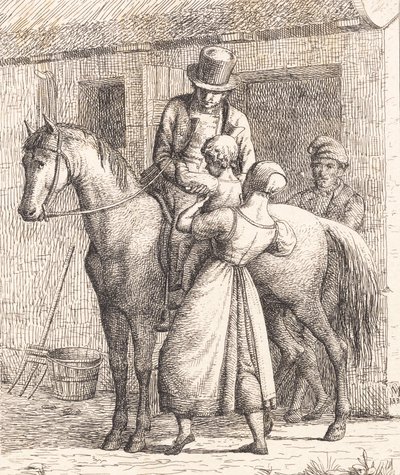 Een Boerenfamilie door Wilhelm Marstrand