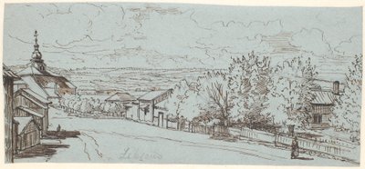 De Weg naar de Kerk van Leksand, Dalarne door Wilhelm Marstrand