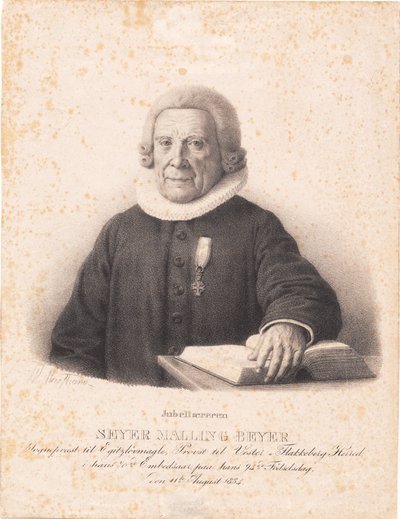 Pastoor S. M. Beyer door Wilhelm Marstrand