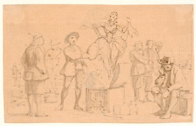 Peder Paars 1. Boek 2. Zang. Venus stijgt op uit de Kist door Wilhelm Marstrand
