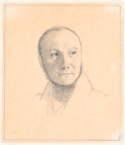 Portret van Christian Waagepetersen, wijnhandelaar, staatsraad, hofagent door Wilhelm Marstrand