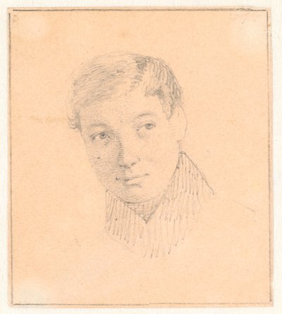 Portret van Lorentz Ludvig Mozart Waagepetersen door Wilhelm Marstrand