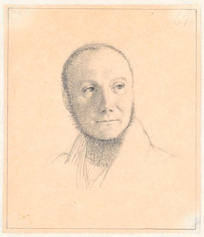 Portret van Christian Waagepetersen, wijnhandelaar, staatsraad, hofagent door Wilhelm Marstrand