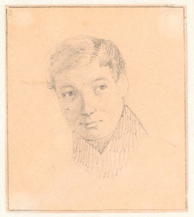 Portret van Lorentz Ludvig Mozart Waagepetersen door Wilhelm Marstrand
