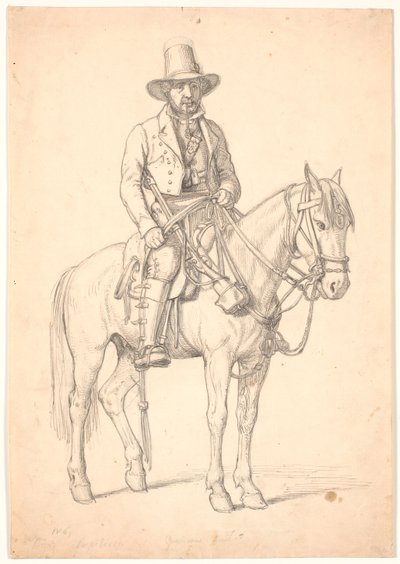 "Prins Rospiliosi" te paard, "Guardian in Nemi" door Wilhelm Marstrand