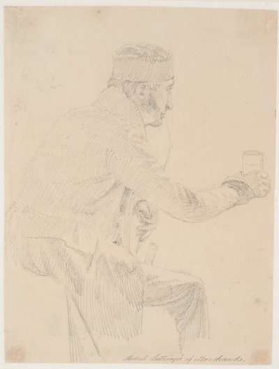 "Student Satterup van Marstrand" door Wilhelm Marstrand
